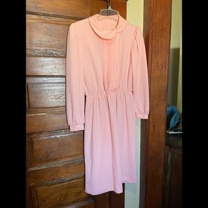 Vintage pink dress.